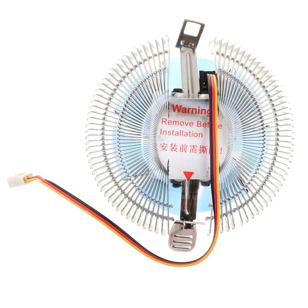 Quiet Computer CPU Cooling Fan High Performance CPU Cooler Radiator (Blue)