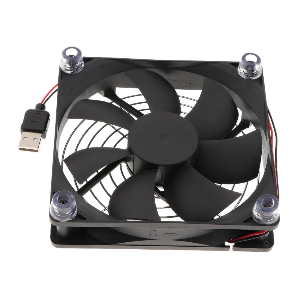 Mini TV Box Router Cooling Fan Silent 120mm 5V USB Power Quiet Cooler 12cm