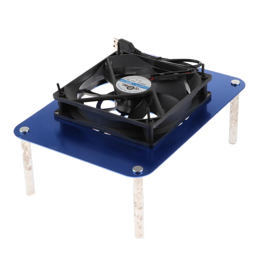 120mm 5V USB Silent Cooling Fan Fit for Router/Set-top Box Universal Blue