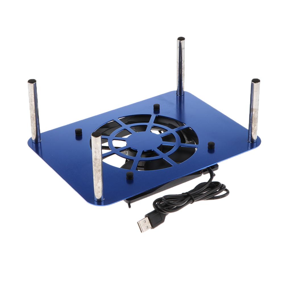 120mm 5V USB Silent Cooling Fan Fit for Router/Set-top Box Universal Blue