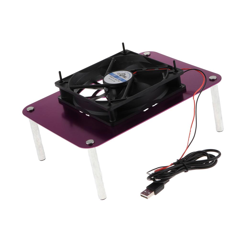 120mm 5V USB Silent Cooling Fan Fit for Router/Set-top Box Universal Purple
