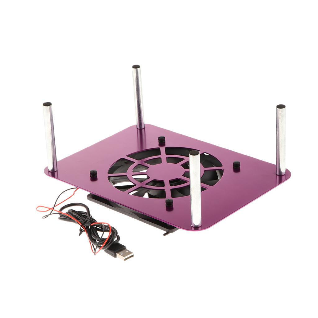 120mm 5V USB Silent Cooling Fan Fit for Router/Set-top Box Universal Purple