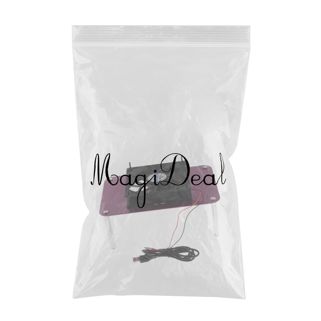 120mm 5V USB Silent Cooling Fan Fit for Router/Set-top Box Universal Purple