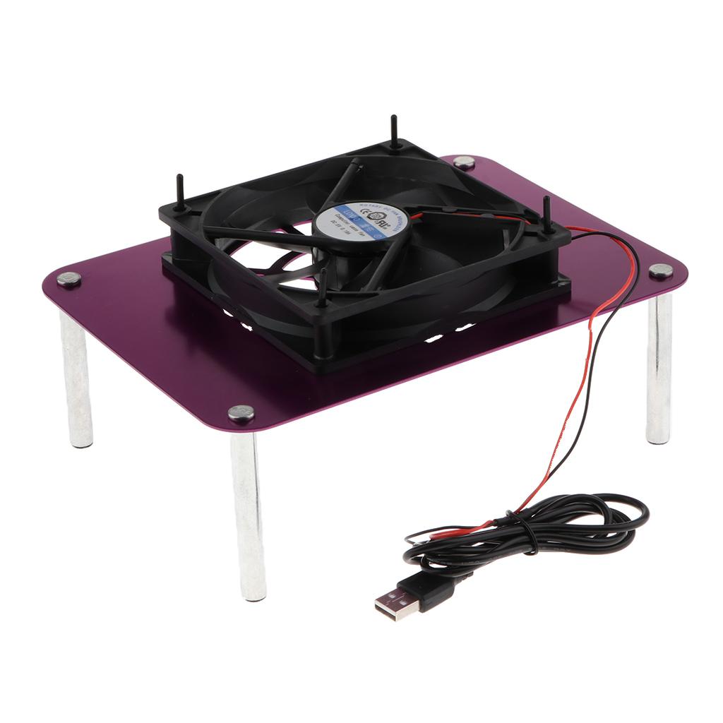 120mm 5V USB Silent Cooling Fan Fit for Router/Set-top Box Universal Purple