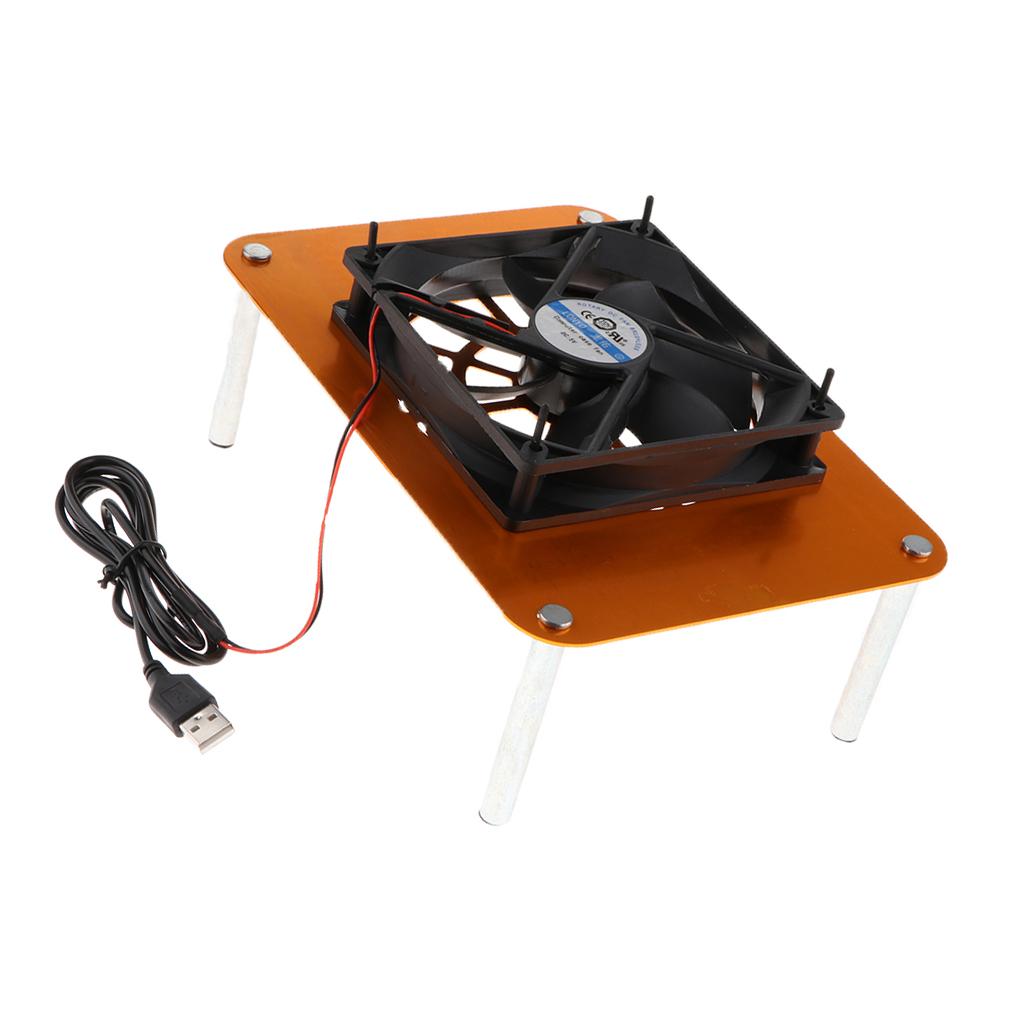 120mm 5V USB Silent Cooling Fan Fit for Router/Set-top Box Universal Gold