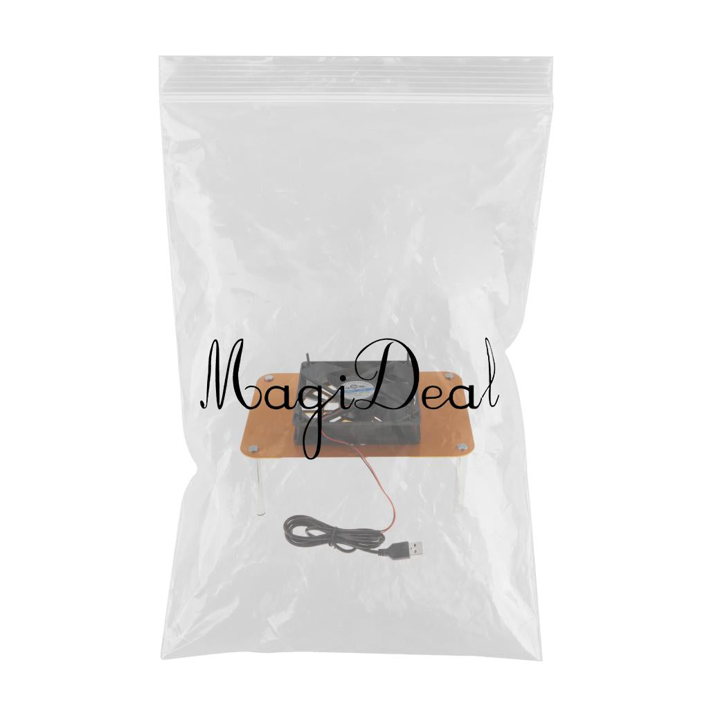 120mm 5V USB Silent Cooling Fan Fit for Router/Set-top Box Universal Gold