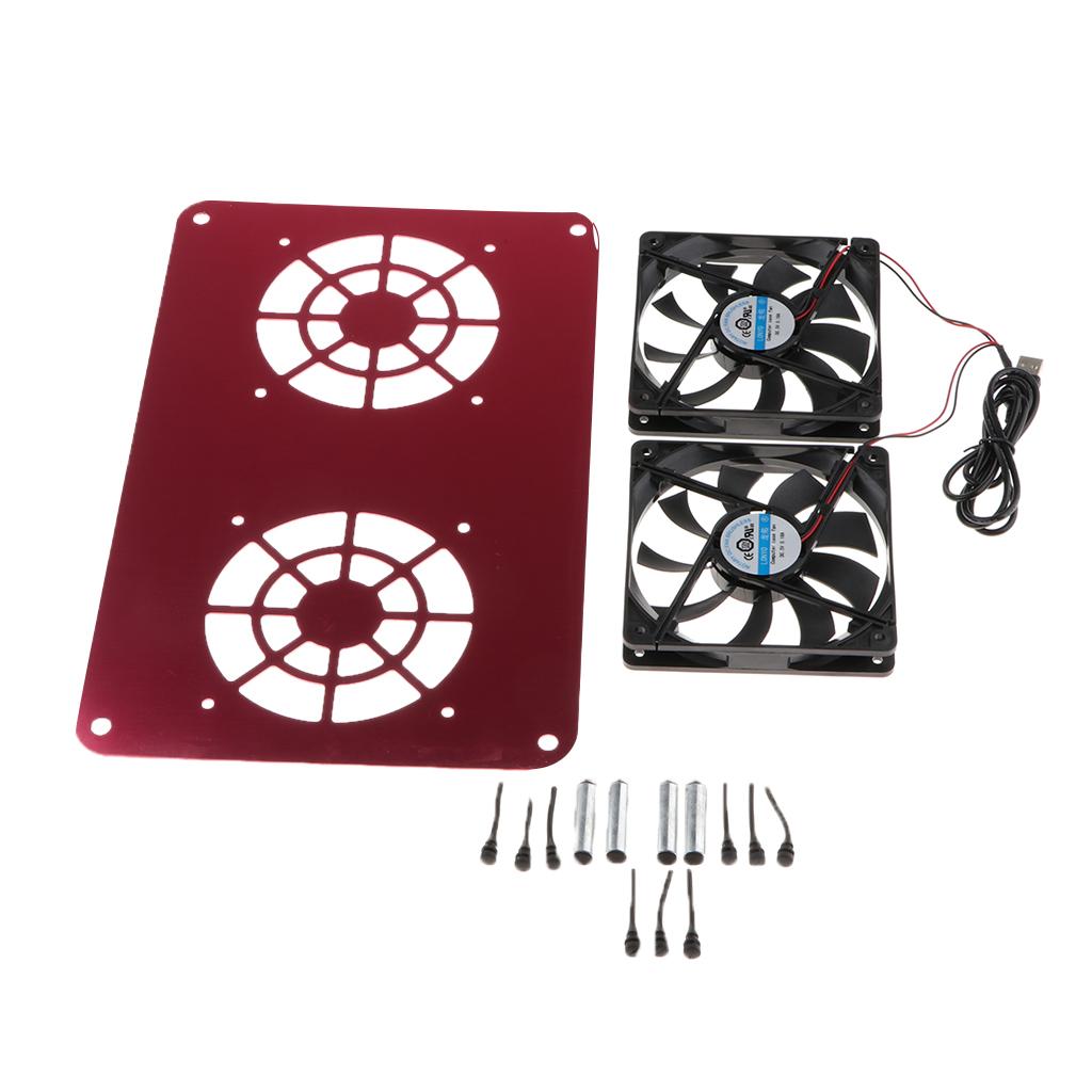 120mm USB Router Cooler for Netgear R8500/R6220/R6900/R7000 Red