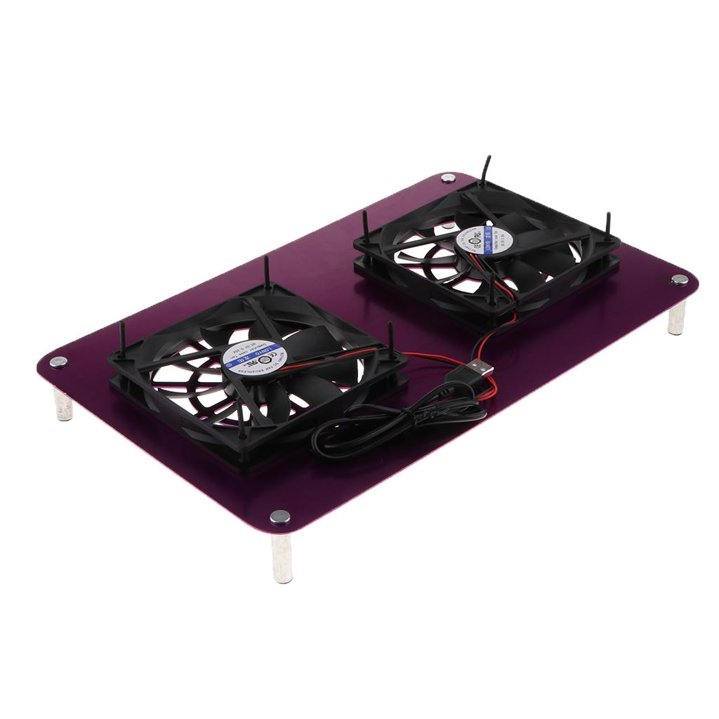 120mm USB Router Cooler for Netgear R8500/R6220/R6900/R7000 Purple
