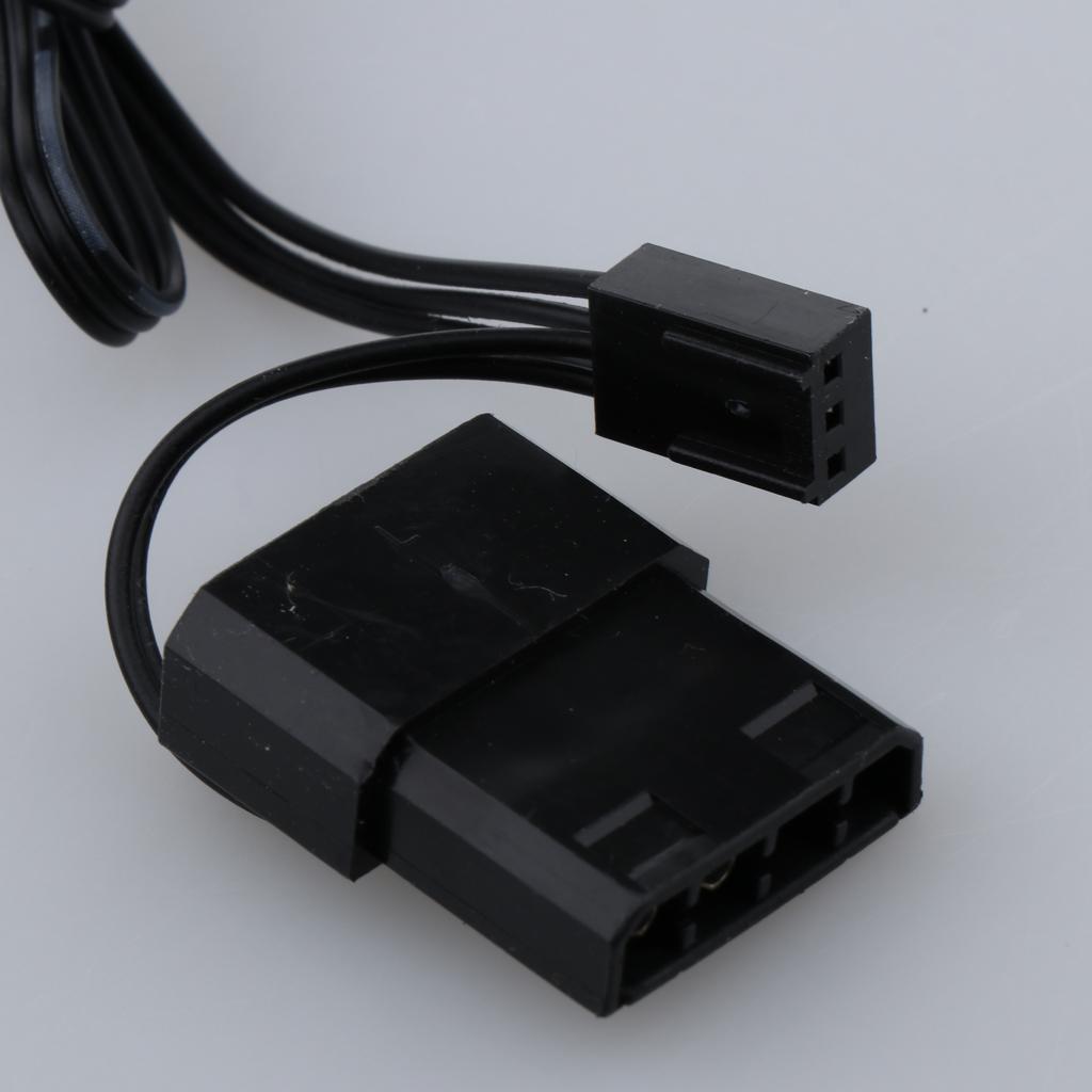 12CM LED Computer Case Cooling Fan for PC Blue Light Loop