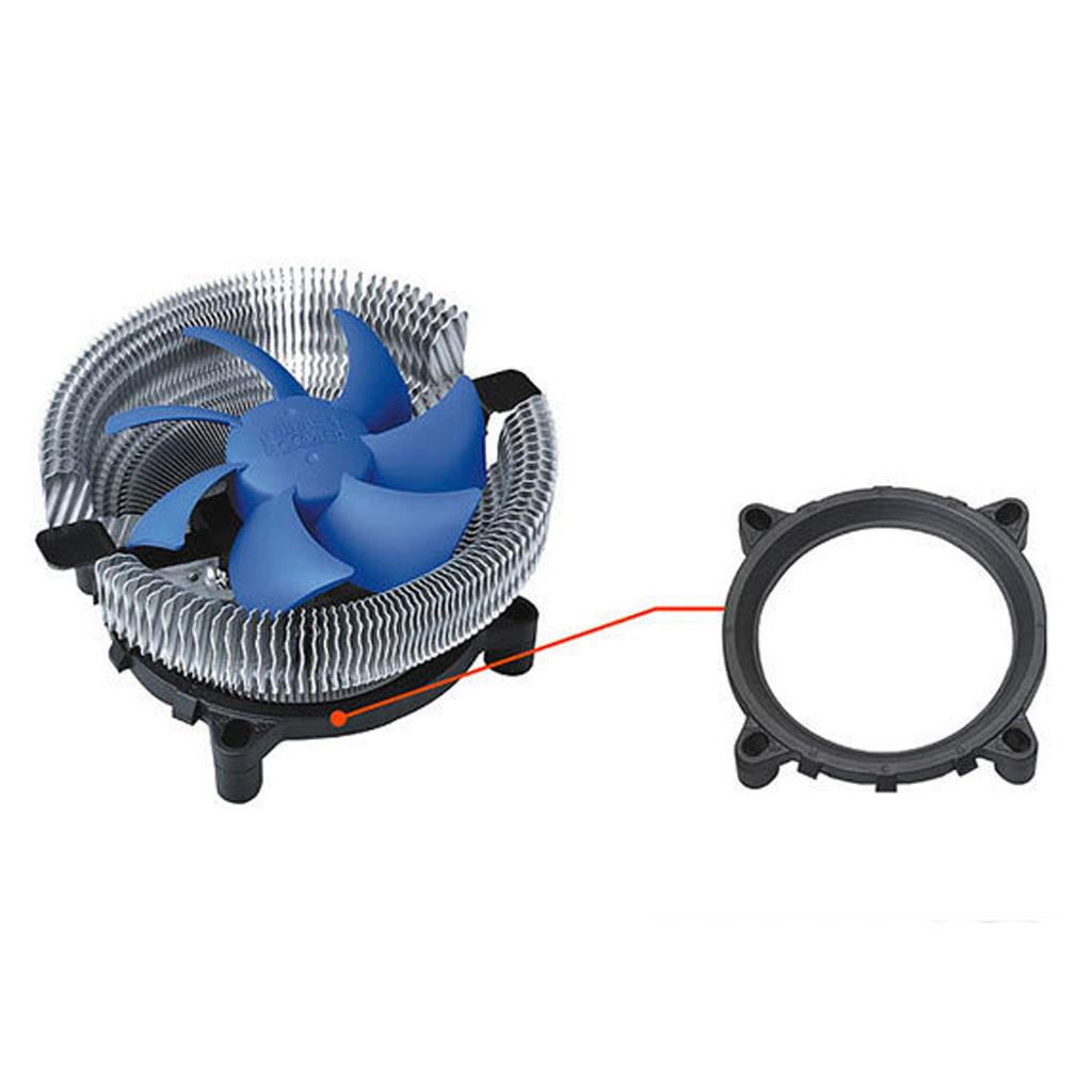 90mm Desktop Cooling Fan Silent CPU Cooler Aluminum Heatsink Radiator