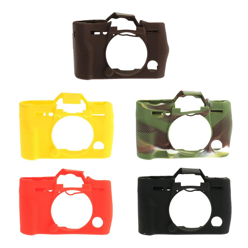 Soft Silicone Protective Case Cover Bag for Fuji Fujifilm X-T10 X-T20 Yellow