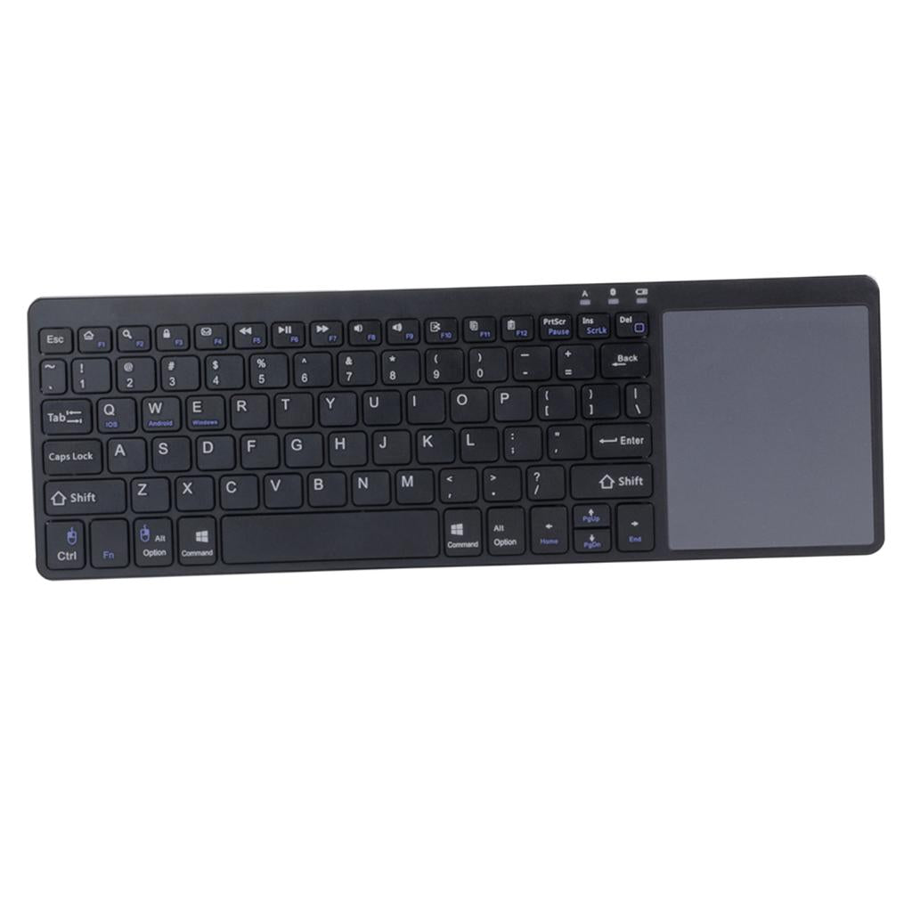 Slim Wireless Keyboard BT3.0 80 Keys for iOS Android Windows Black+Red