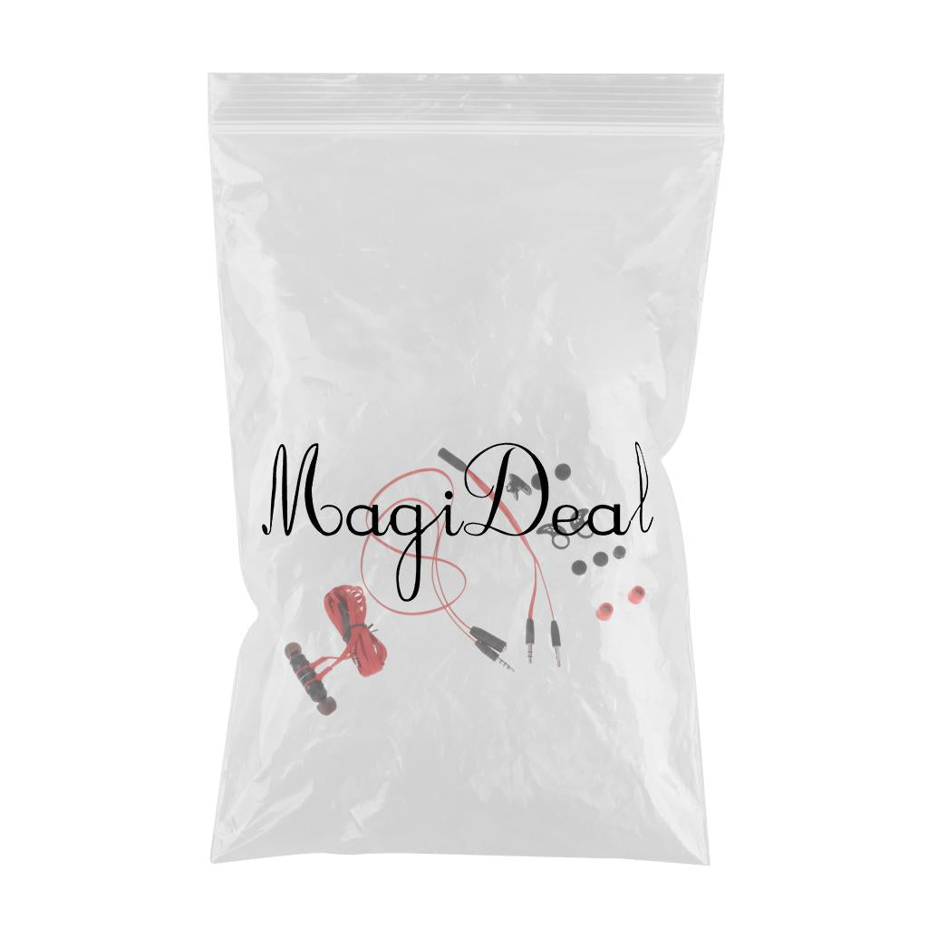 In-Ear Gaming Headphone Noise-isolating Magnetic Wire Earphone Red