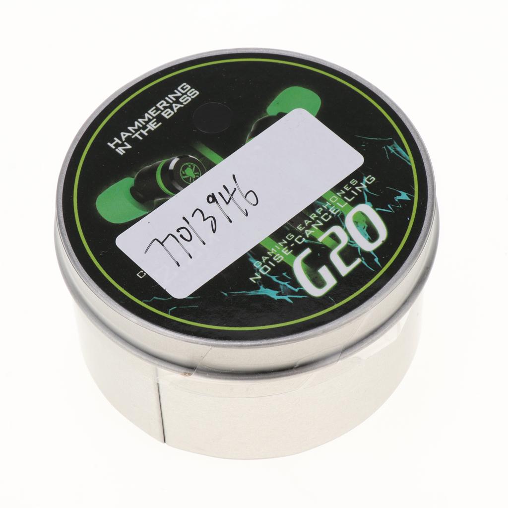 In-Ear Gaming Headphone Noise-isolating Magnetic Wire Earphone Black