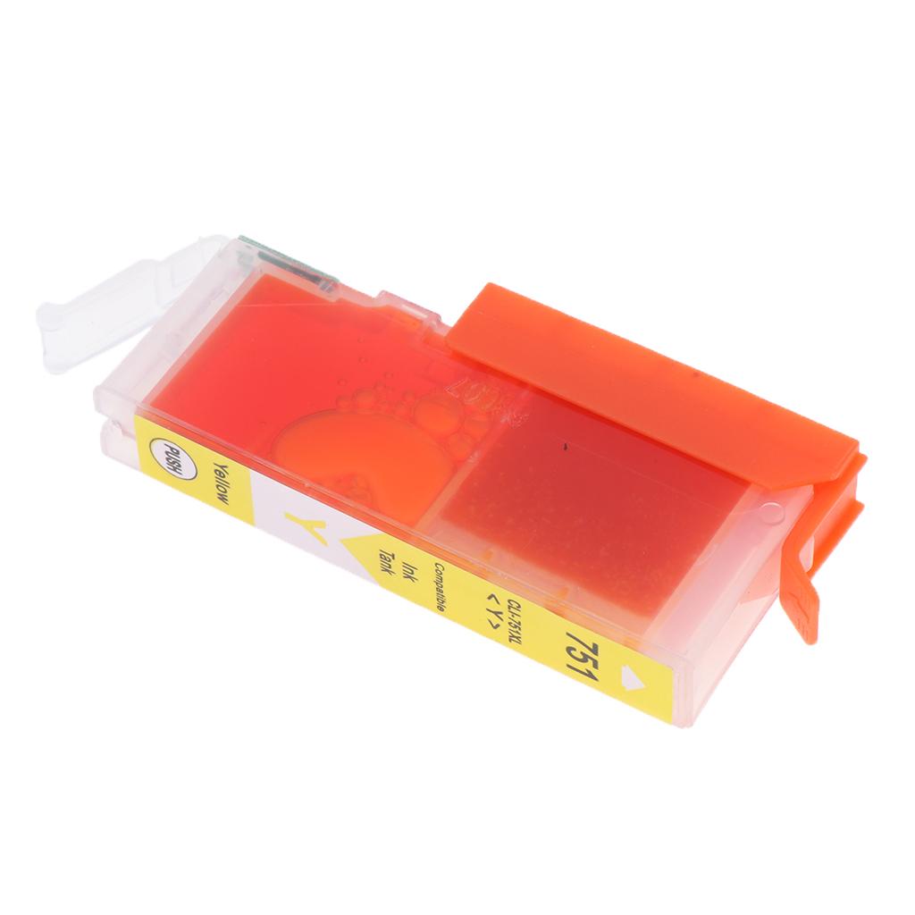 Colorful Ink Cartridges Suitable for Canon MG7170 MX727 Printer yellow
