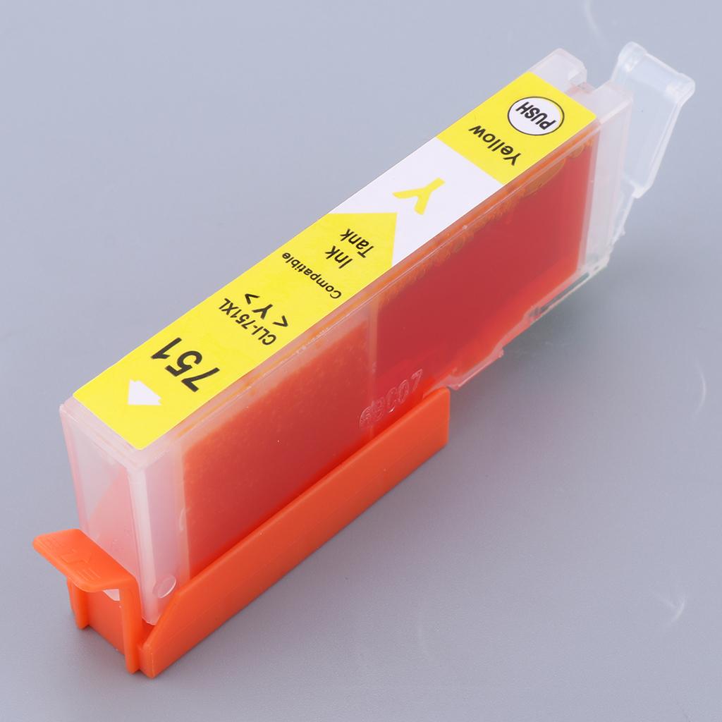 Colorful Ink Cartridges Suitable for Canon MG7170 MX727 Printer yellow