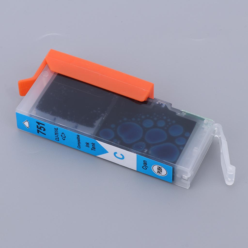 Colorful Ink Cartridges Suitable for Canon MG7170 MX727 Printer blue