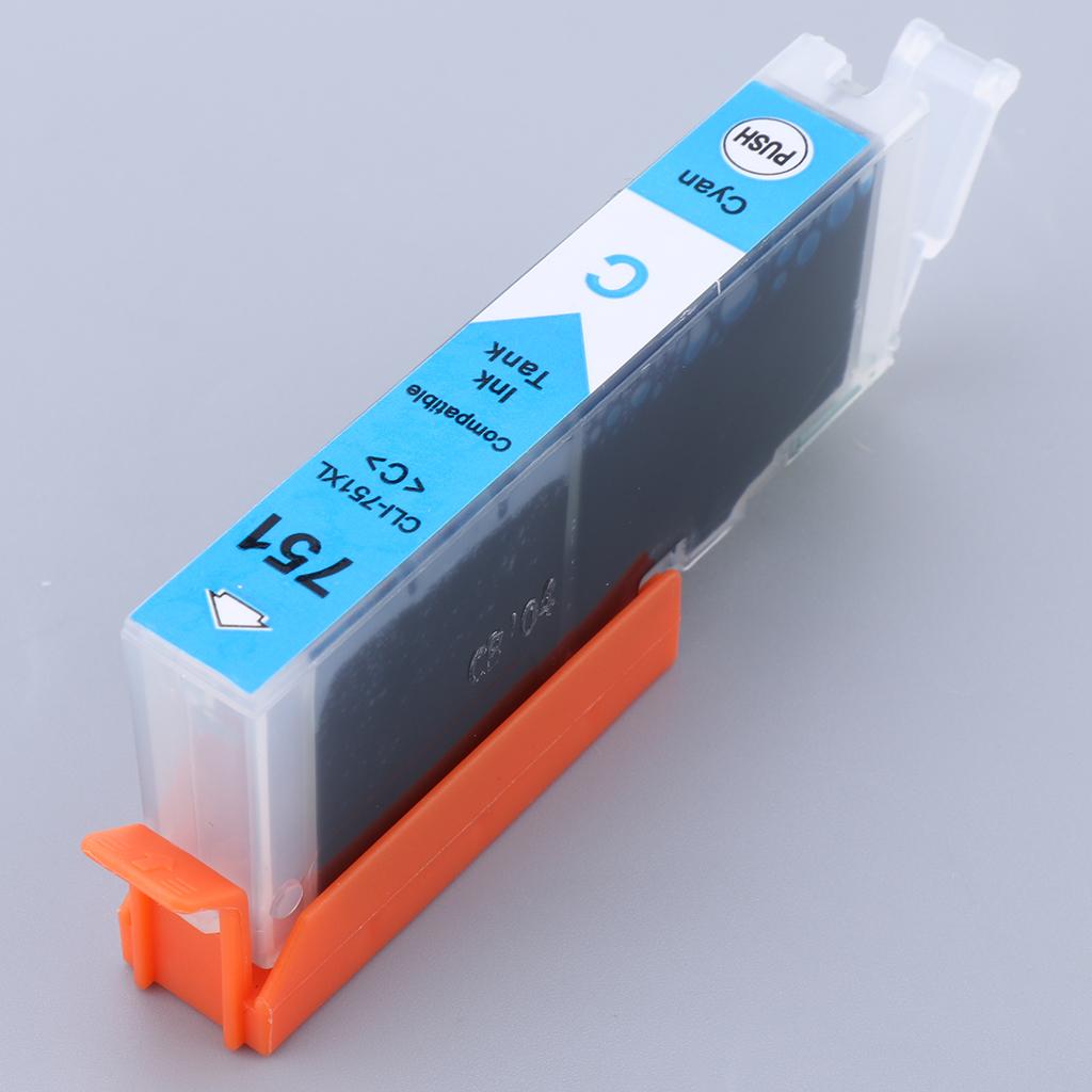 Colorful Ink Cartridges Suitable for Canon MG7170 MX727 Printer blue
