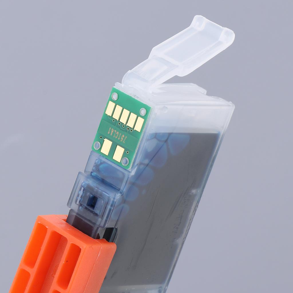 Colorful Ink Cartridges Suitable for Canon MG7170 MX727 Printer blue