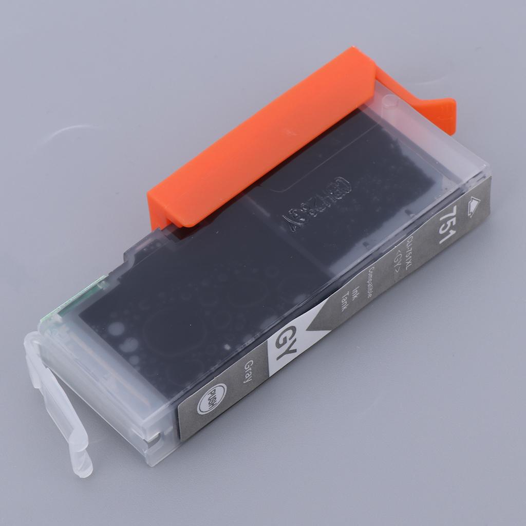 Ink Cartridges PGI750PGBK/CLI751BK Suitable for Canon Printer-gray