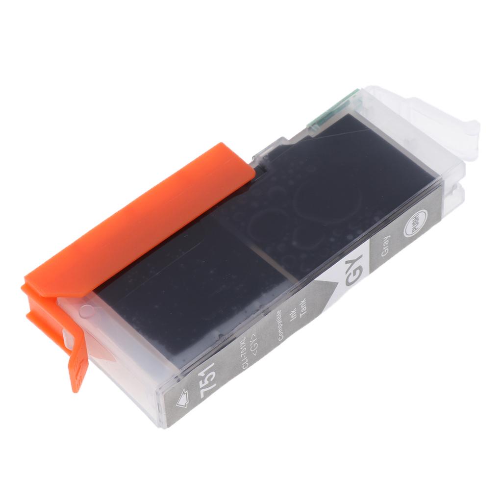 Ink Cartridges PGI750PGBK/CLI751BK Suitable for Canon Printer-gray