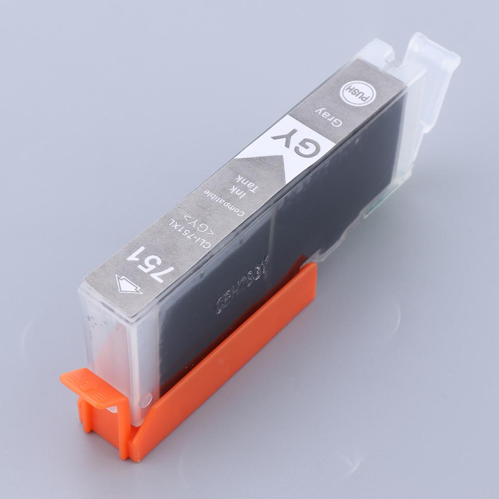 Ink Cartridges PGI750PGBK/CLI751BK Suitable for Canon Printer-gray