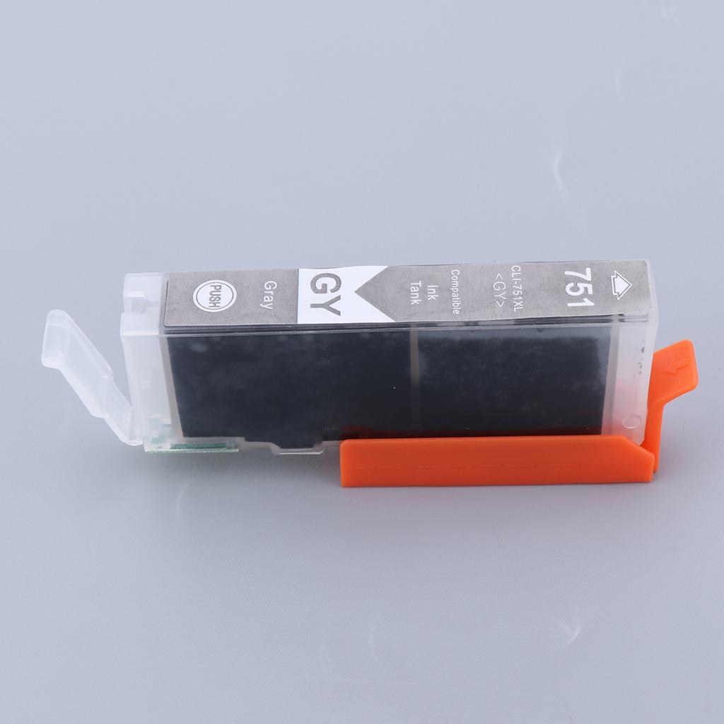 Ink Cartridges PGI750PGBK/CLI751BK Suitable for Canon Printer-gray
