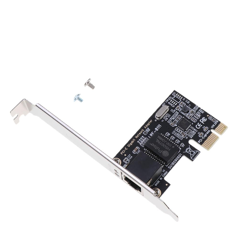 Single Port Gigabit Ethernet NIC PCI E Network Adapter Card for Computer