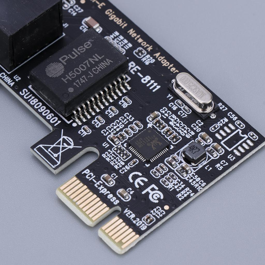 Single Port Gigabit Ethernet NIC PCI E Network Adapter Card for Computer