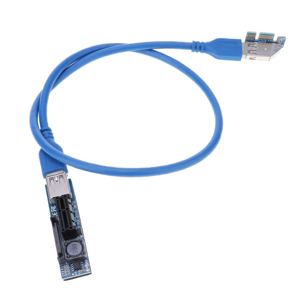 PCI-E to PCI-E Extension Cable 0.6M for Limited Space Installation (UEX101)