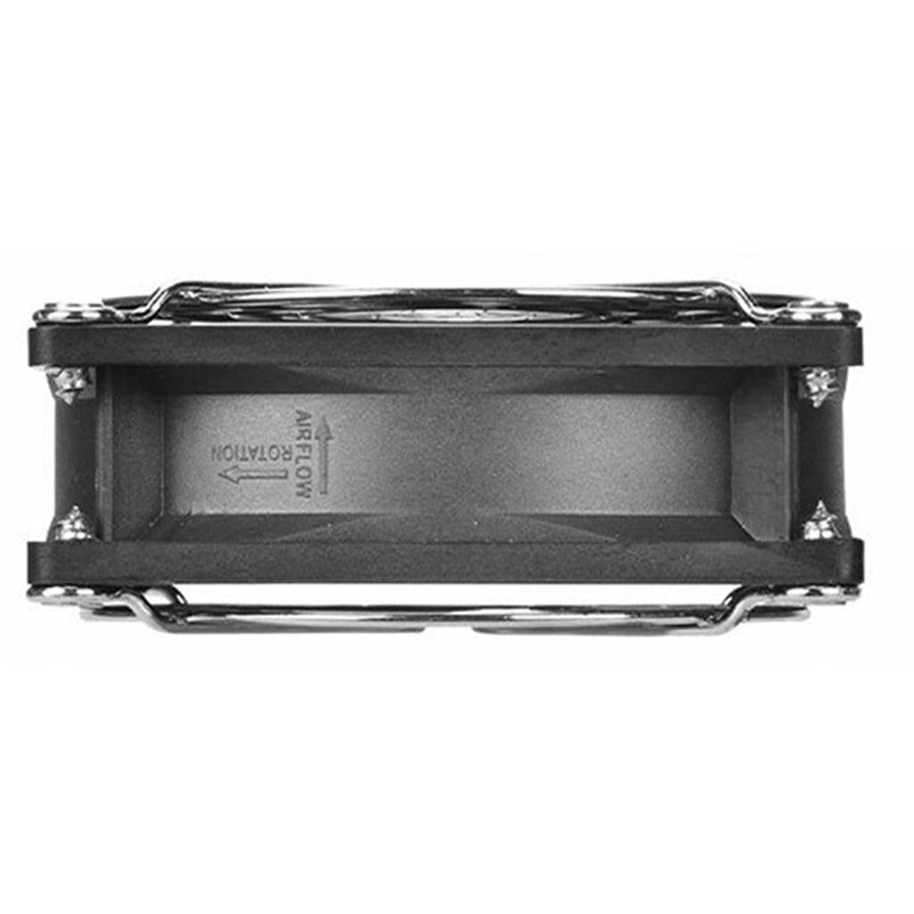 80mm Cooling fan with Black Frame and Metal Grilles - Black 80x80x30mm