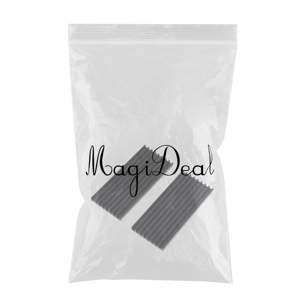 2pcs/set Computer Graphics Card Cooler Sink Strip Memory Chip Fin Radiator