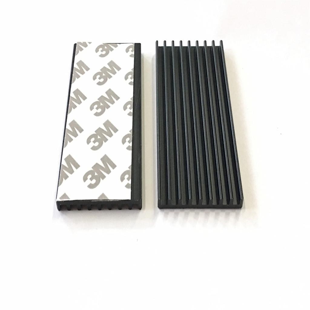 Computer Graphics Card Cooler Sink Strip Memory Chip Fin Radiator w/Adhesive