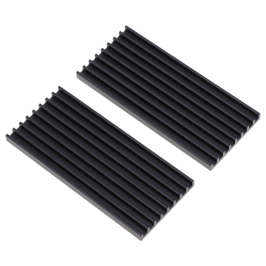 Computer Graphics Card Cooler Sink Strip Memory Chip Fin Radiator w/Adhesive