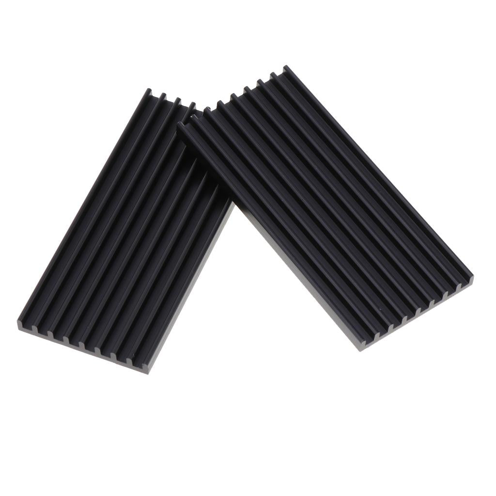 Computer Graphics Card Cooler Sink Strip Memory Chip Fin Radiator w/Adhesive