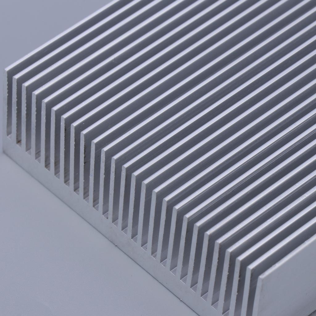 Aluminum Heatsink Cooling Fin 100x27x80mm for Power Amplifier CPU