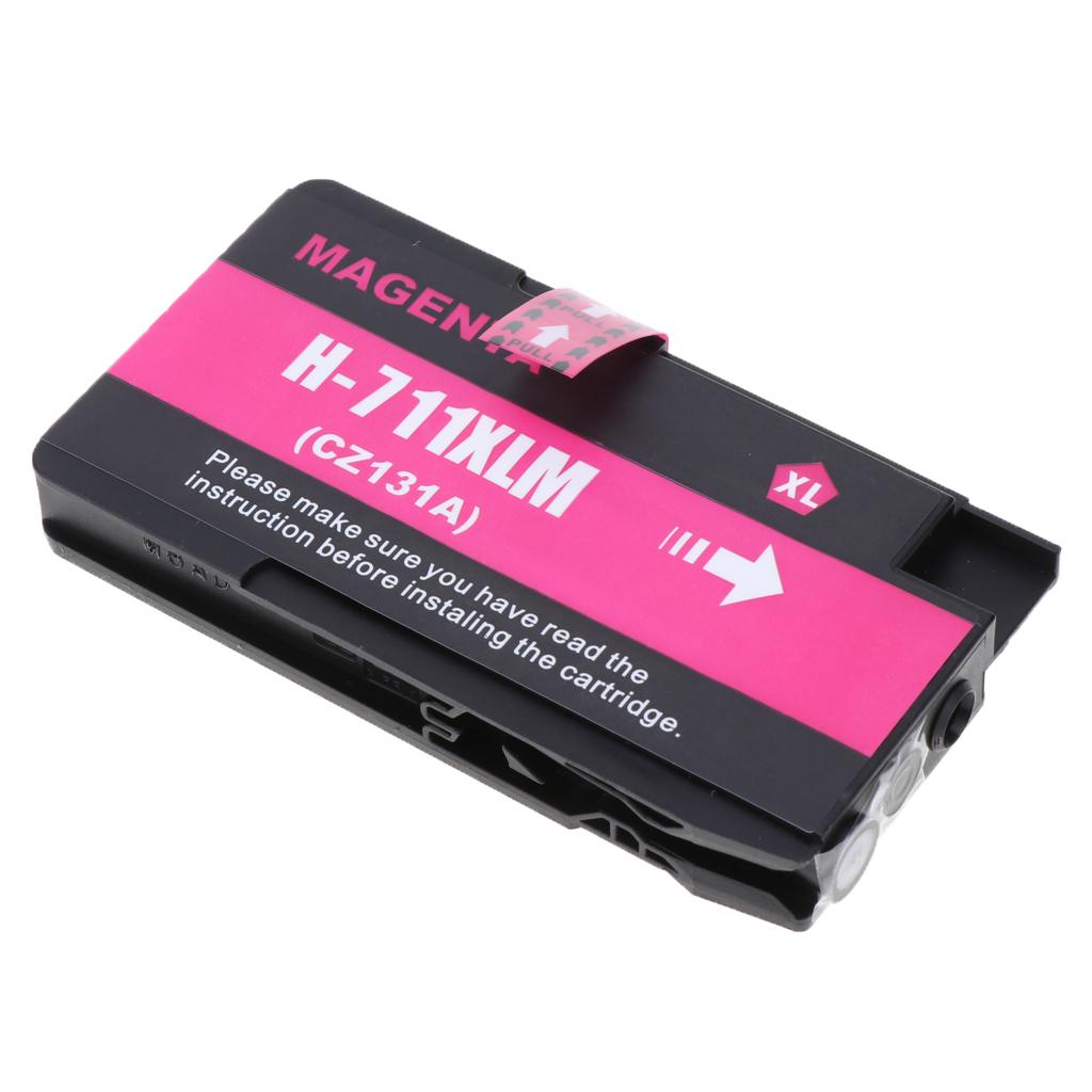 Magenta Ink Cartridges Suitable for Deskjet 711 CZ133A CZ130A CZ131A CZ132A