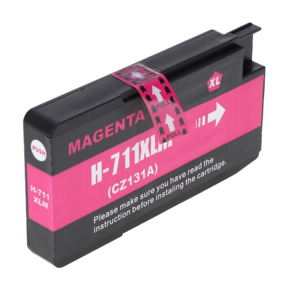 Magenta Ink Cartridges Suitable for Deskjet 711 CZ133A CZ130A CZ131A CZ132A