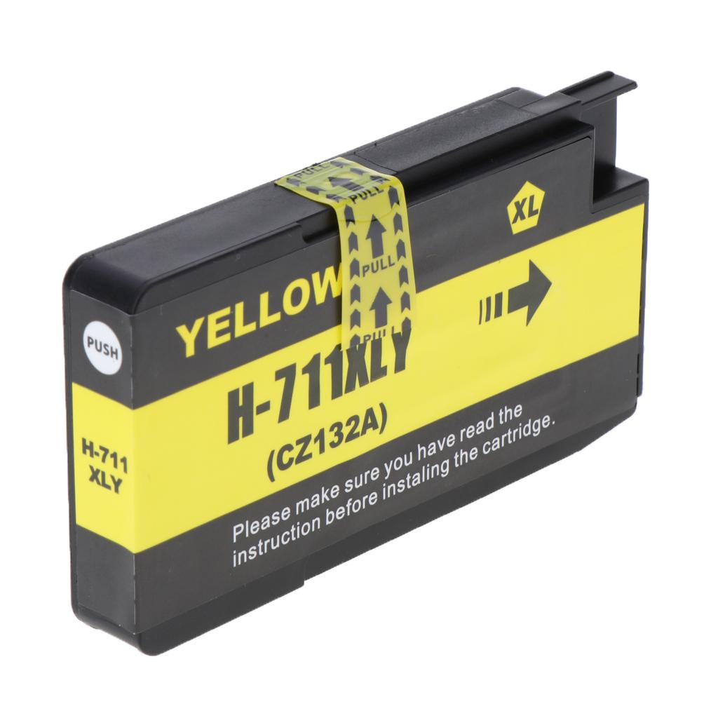 Yellow Ink Cartridges for Deskjet 711 CZ133A CZ130A CZ131A CZ132A