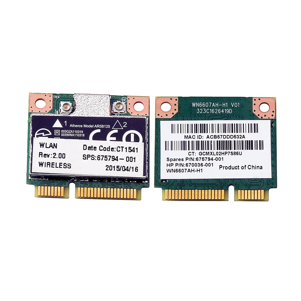 New AR9435/AR5B125 WIFI Card Wlan Wireless 675794-001 670036-001 For Hp