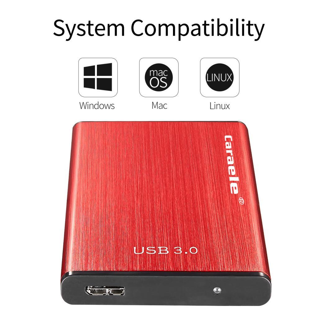 Portable 1TB External Hard Drive HDD Storage 2.5'' USB3.0 SATA High Speed