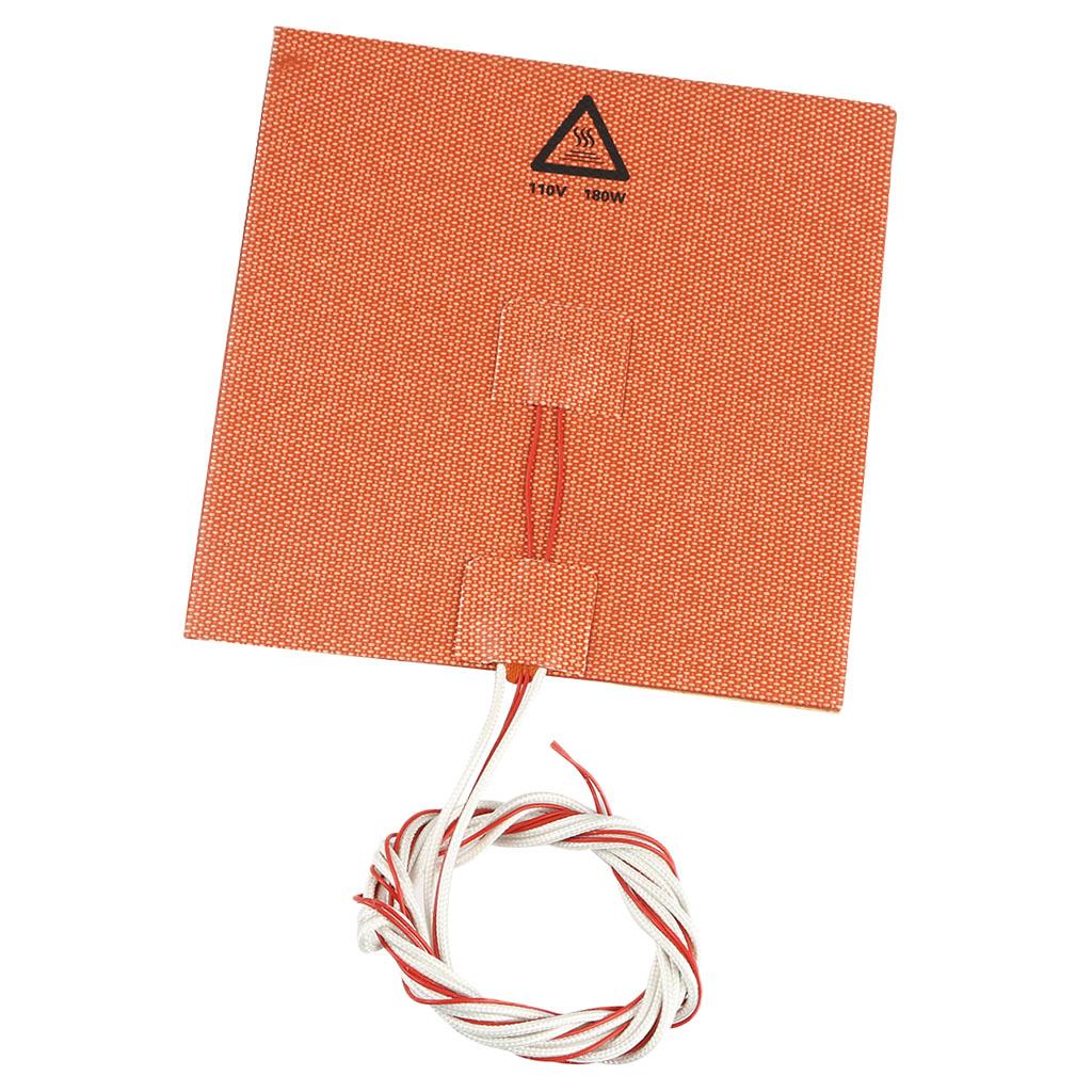 3D Printer Silicone Heated Bed -110V 180W heat plates - 150X150mm
