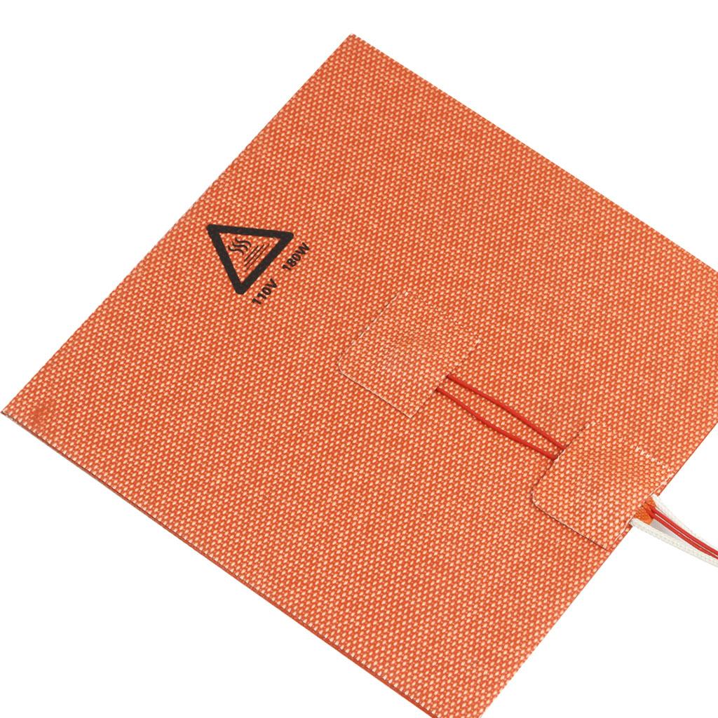 3D Printer Silicone Heated Bed -110V 180W heat plates - 150X150mm