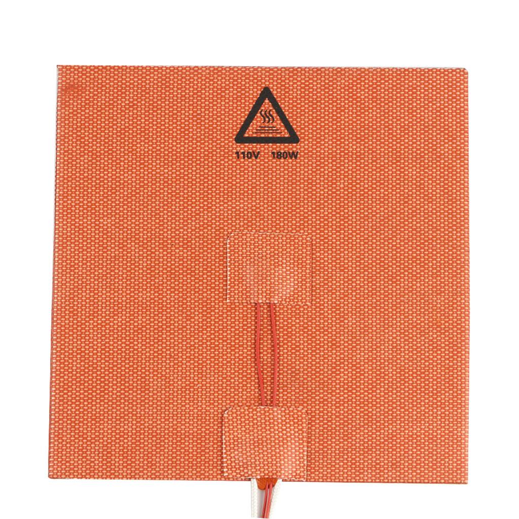 3D Printer Silicone Heated Bed -110V 180W heat plates - 150X150mm