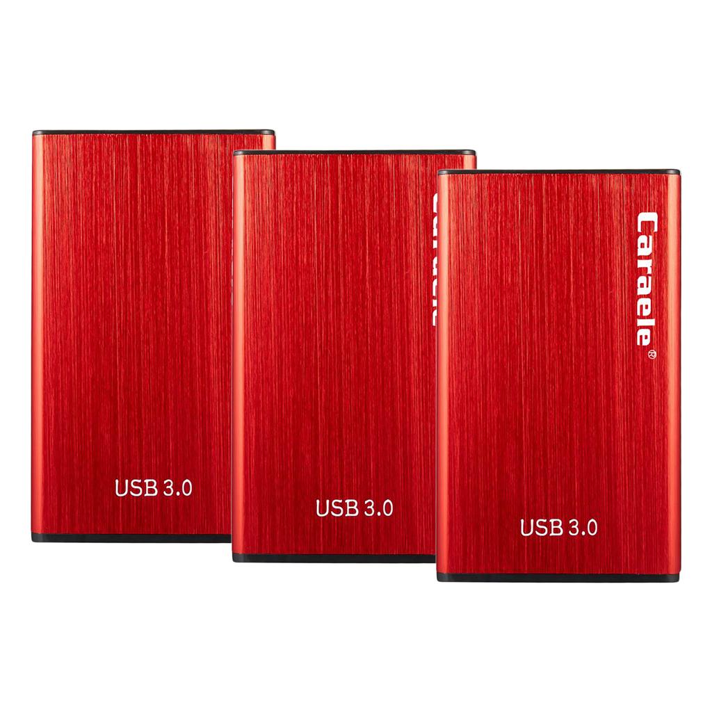 Red External Hard Drive Disk Storage Devices 2.5 '' USB3.0 SATA 500GB