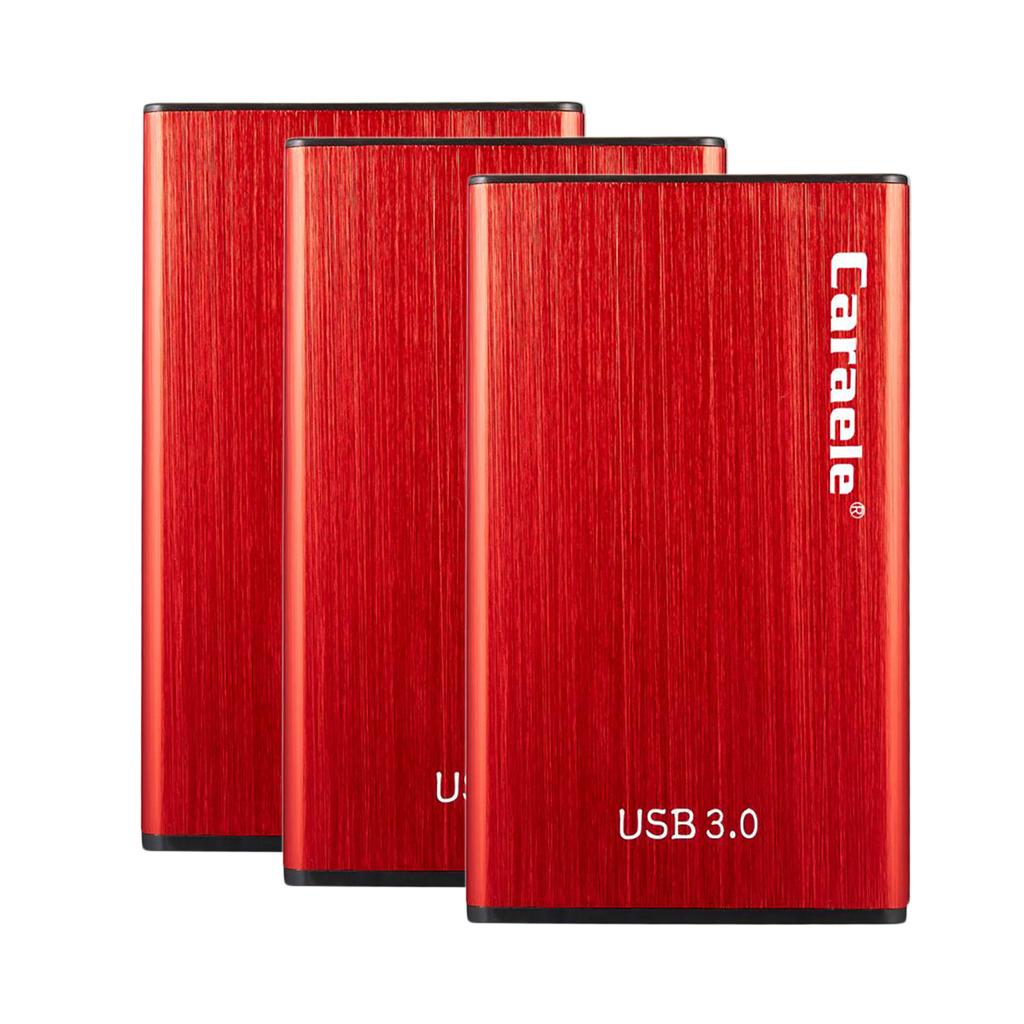 Red External Hard Drive Disk Storage Devices 2.5 '' USB3.0 SATA 500GB