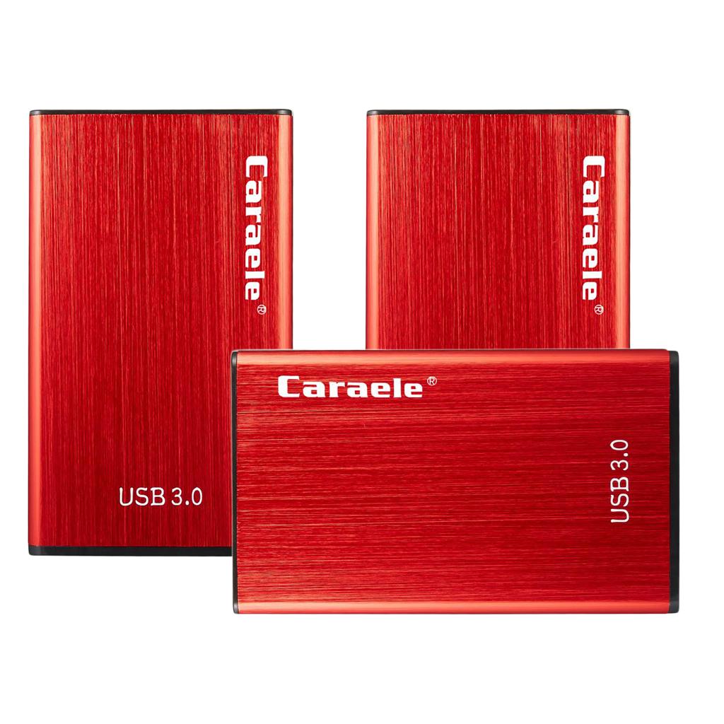 Red External Hard Drive Disk Storage Devices 2.5 '' USB3.0 SATA 500GB