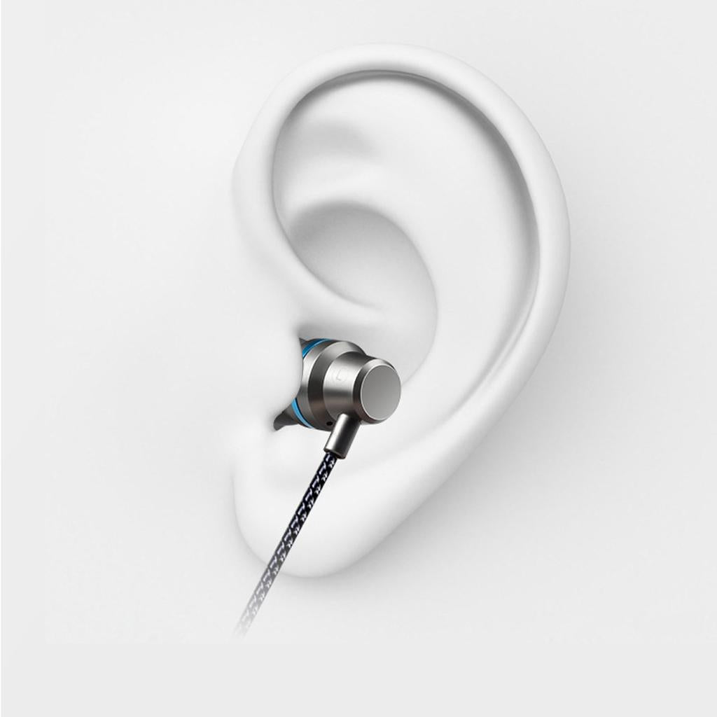 QKZ DM1 In Ear Headset Wired Earphone Headphone with Microphone 3.5mm Golden