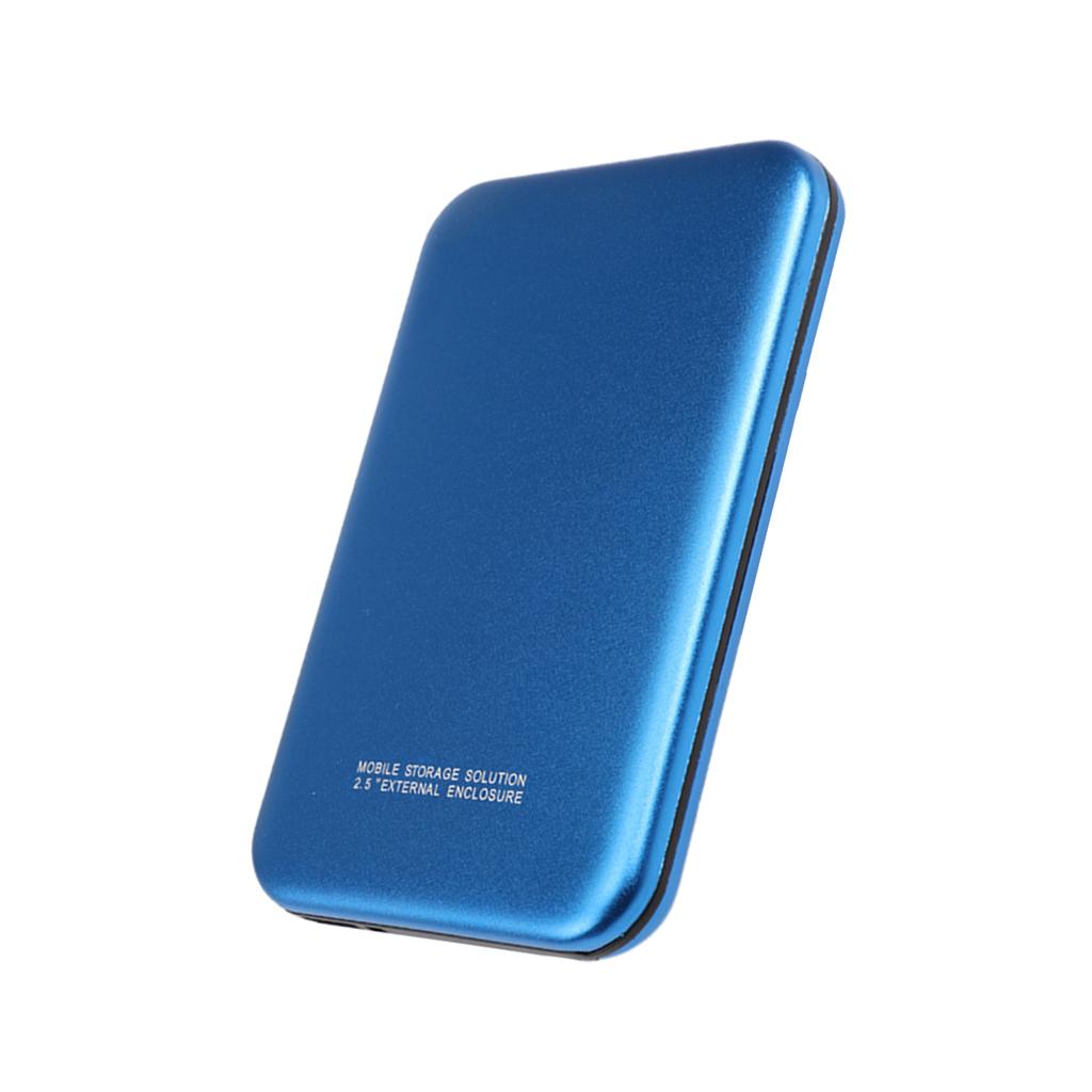 Blue External Hard Drive Disk Storage Devices 2.5'' USB 3.0 2.0 SATA 500GB