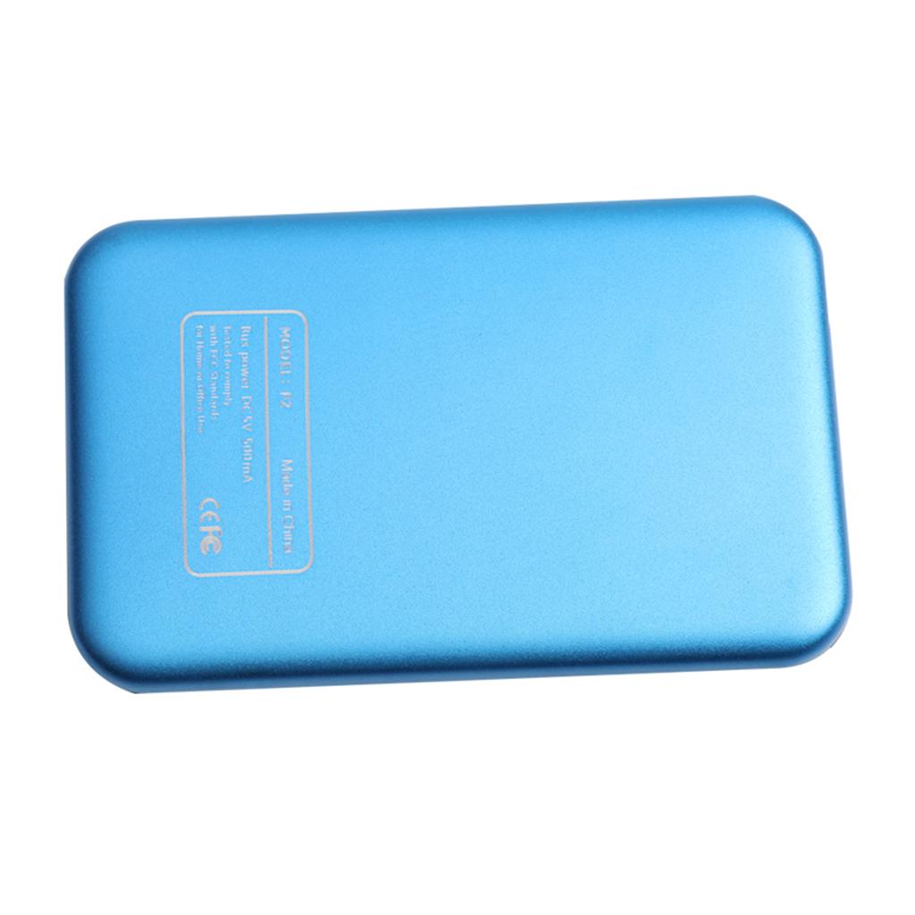 Blue External Hard Drive Disk Storage Devices 2.5'' USB 3.0 2.0 SATA 500GB